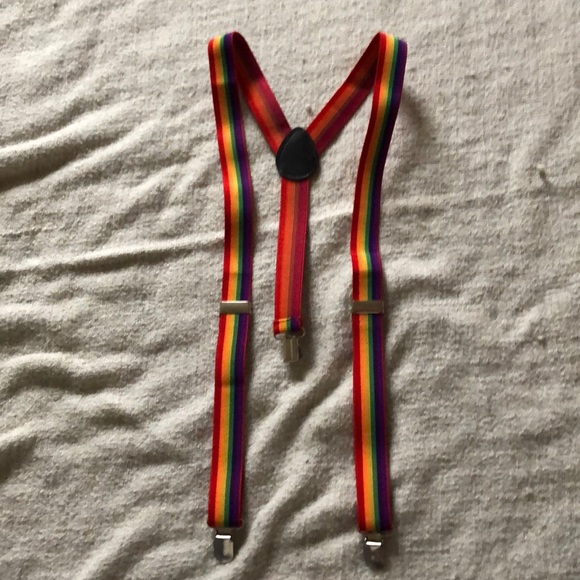 Accessories - SALE! Rainbow suspenders